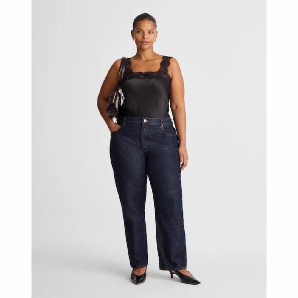 NWT! Madewell - Alexa Chung Plus Slim Boyfriend Jean in Rinse Wash - Size 18W